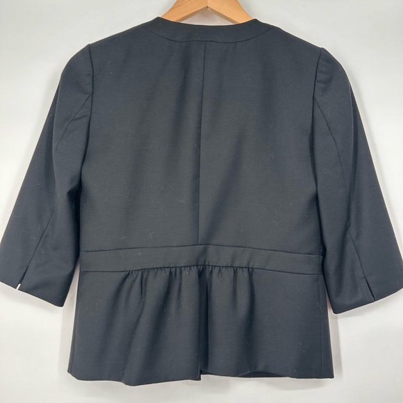 J.Crew Black 100% Wool Blazer - Picture 2 of 7